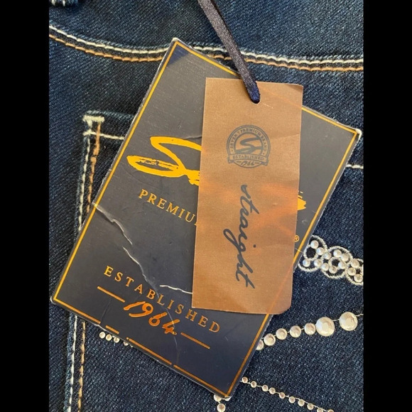 NWT Seven7 Straight Jeans Sz 10 - Picture 6 of 10